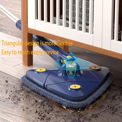 360° self Squeeze Rotatable Adjustable Triangle Mop